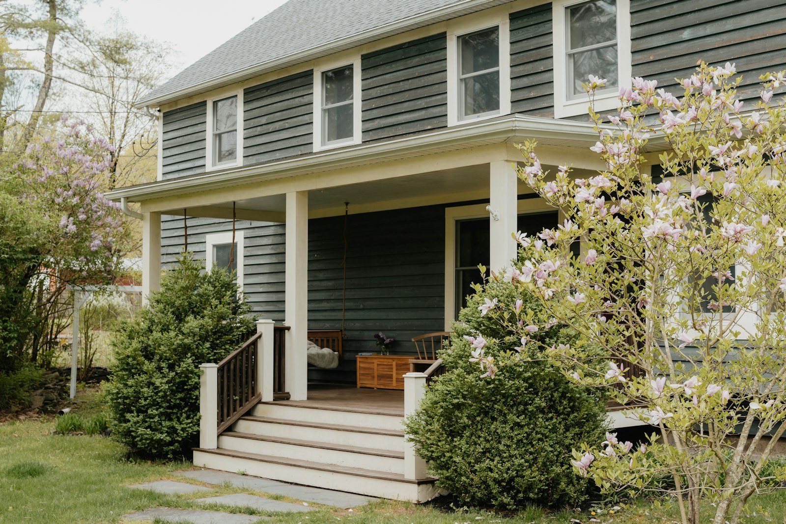 Modern Craftsman custom home, stock placeholder photo
